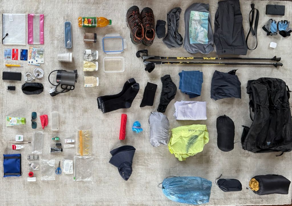 Gesamtes Reisegepäck